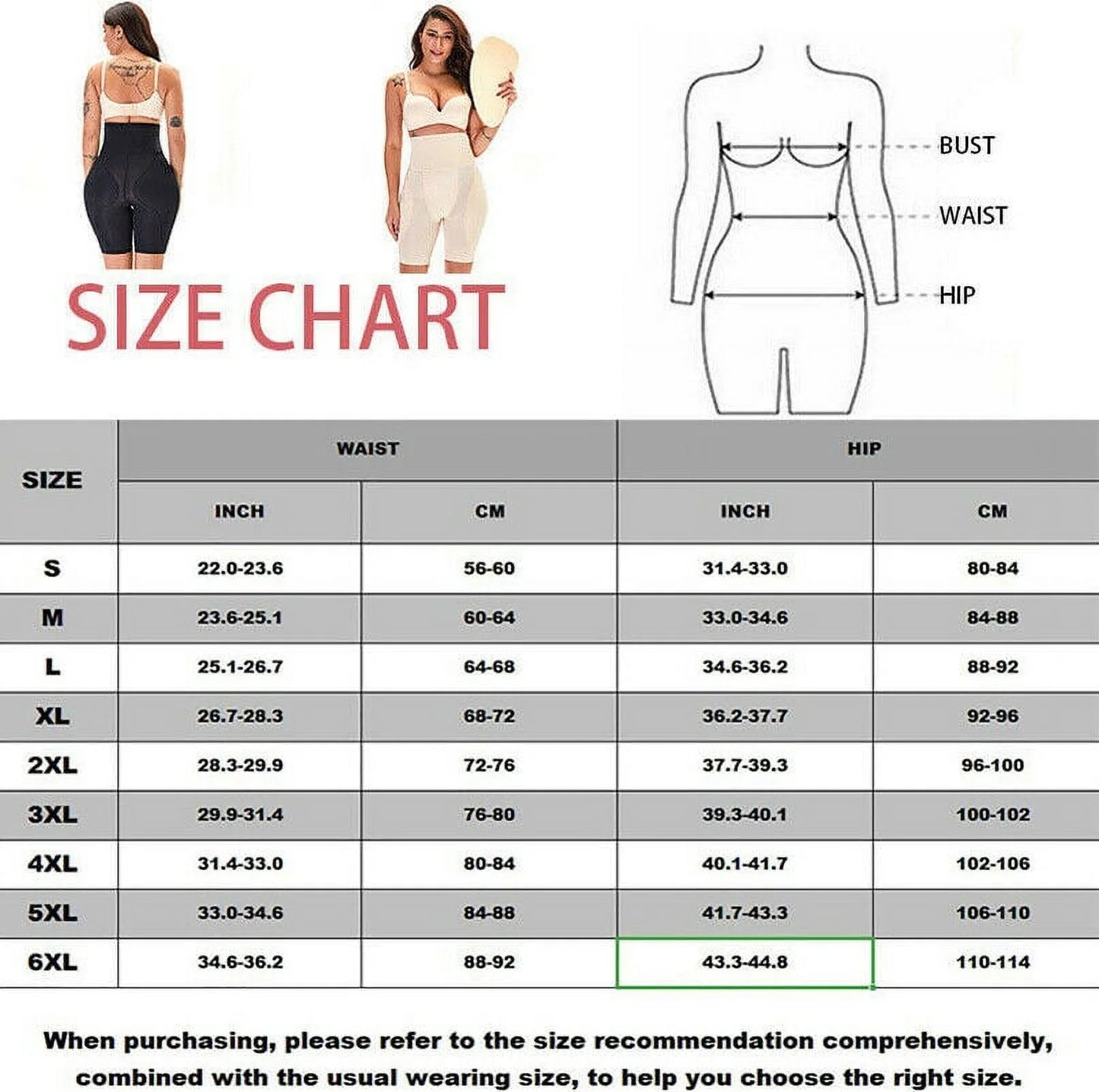 women Shapewear Butt Lifter Body Shaper Panties High Waist Hip Padded Enhancer Booty Lifter Tummy Control Panty